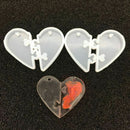 1PC Love locks for lovers Pendant liquid silicone mold DIY jewelry mold for I2N6