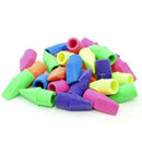 Pencil Top Eraser Caps Arrowhead Assorted Colors in Bulk Pack of 150
