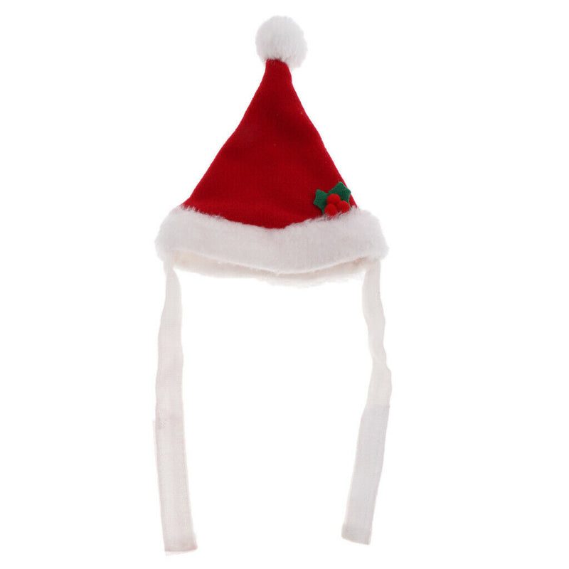 Christmas Pet Cat Dog Santa Hat Xmas Pet Puppy Dogs Headwear Costumes Photo Prop
