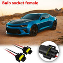 2pcs H8/H9/H11 Bulb Socket Female Adapter Connector for Headlight Fog Lamp A
