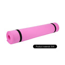 Non-Slip EVA Yoga Mat Fitness Pilates Gym Exercise Carpet Pad (Pink) A