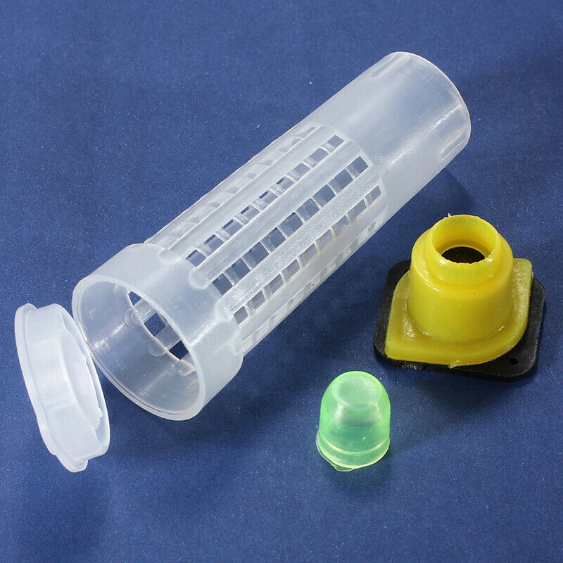 5 Beekeeping Rearing Cup kit Queen Bee Hair Roller Cages Beekeepers Equip