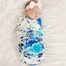 Newborn Babys Print Air Conditioner Blanket Swaddling Blanket Wraps A