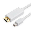 Universal DisplayPort DP to HDMI Cable Cord Adapter Male For PC TV Project