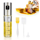 1Set Oil Sprayer Dispenser Oil Spray Bottle Cleaning Brush for BBQ Salad BaS Ew