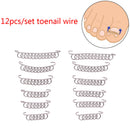 12pcs toenail correction tool ingrown wire fixer toe nail recover-foot care home