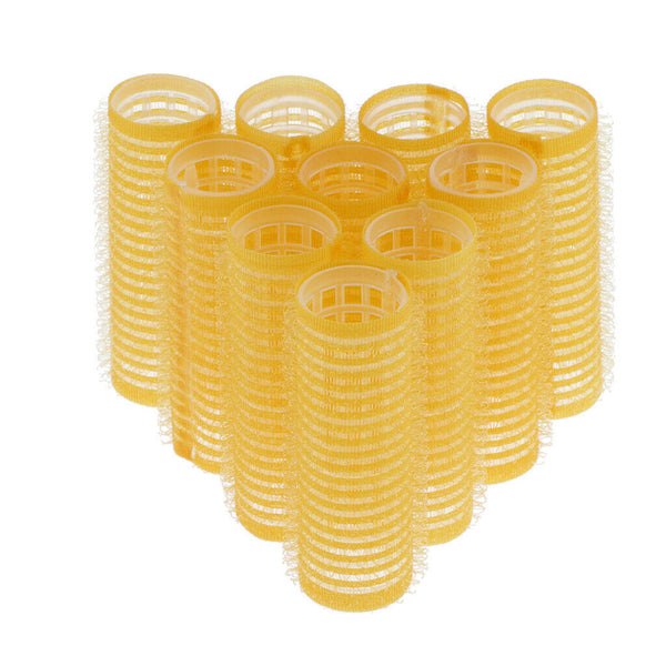 Self Grip Hair Rollers Curling Curls Waves Cling Stick Styling Tools 30PCS