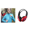 2Pcs SH-S1 Foldable Wireless Gaming Headphones LED FM TF Card With Mic