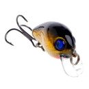 5Pcs 1.5g 3cm Wobbler Crankbait Mini Fly Fishing Cranks Lure Baits 10