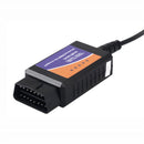 USB Code Reader ELM327 OBDII OBD2 Diagnostic Scanner CD For PC Engine Scan Tool