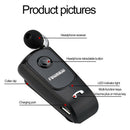 Portable Wireless Bluetooth 4.0 Headset Clip BT Earphones with Mic Black