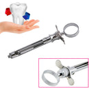 Stainless Steel Dental Aspirating Syringe Oral Cavity Injection Surgical Tool