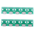 10pc 2.54mm Female MICRO ZSB to DIP 5Pin Pinboard Adaptor B type Pcb ConverterOZ