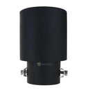 58mm Universal Black Stainless Steel Car Rear Exhaust Pipe Tail Muffler Tip Part