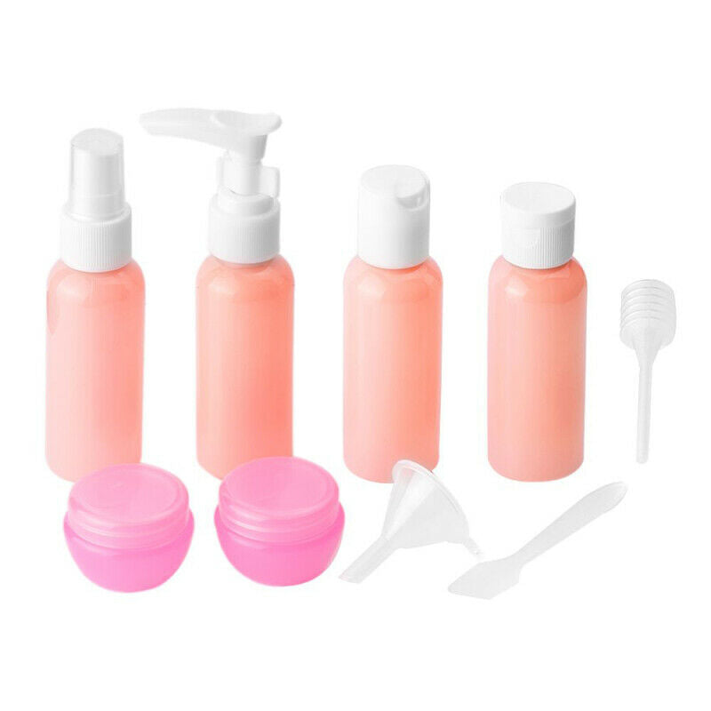 18pcs Travel Bottles Makeup Cosmetic Toiletries Liquid Containers Leak Proof