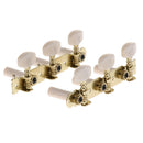 2 X Machine Head With Fixing Screws And Clamps Tuning For Electric Bass Guitar