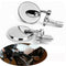 Cnc Motorcycle Moto Bike 7/8Inch 22Mm Handle Bar End Mirrors Collapsible Fo T5K1