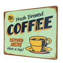 2pcs 20x30cm Retro Metal Tin Sign COFFEE Wall Poster Cafe Pub Bar Home Decor