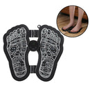 Electric Foot Massager Acupoints Relax Massage Mat Black Battery Powered