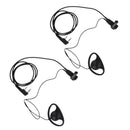 2Pcs Two-Way Radio Headset Earpiece for KENWOOD TK-280 TK-380 TK-290 TK-390