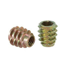 30pcs M6x13mm Zinc Plated Hex Socket Screw in Thread Insert Nut