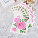 20Sheets Flower Paper Napkins for Decoupage Decorative Flower Party Tablew ab Gw