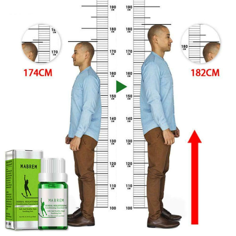 Herbal Heightening Growth Essential Boosting Oil Soothing Feet Safe & Healthy Fa