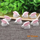 1pc Micro Landscape Ornaments Mini Rabbit Animal Fairy Garden Decor lovely JR