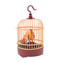 ElectricToys Singing Sounding Birds with Birdcage Electric Parrot Birds Toys