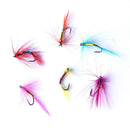 32pcs Single Hook Feather Bionic Moth Fishing Insect Flies Crankbaits Lures