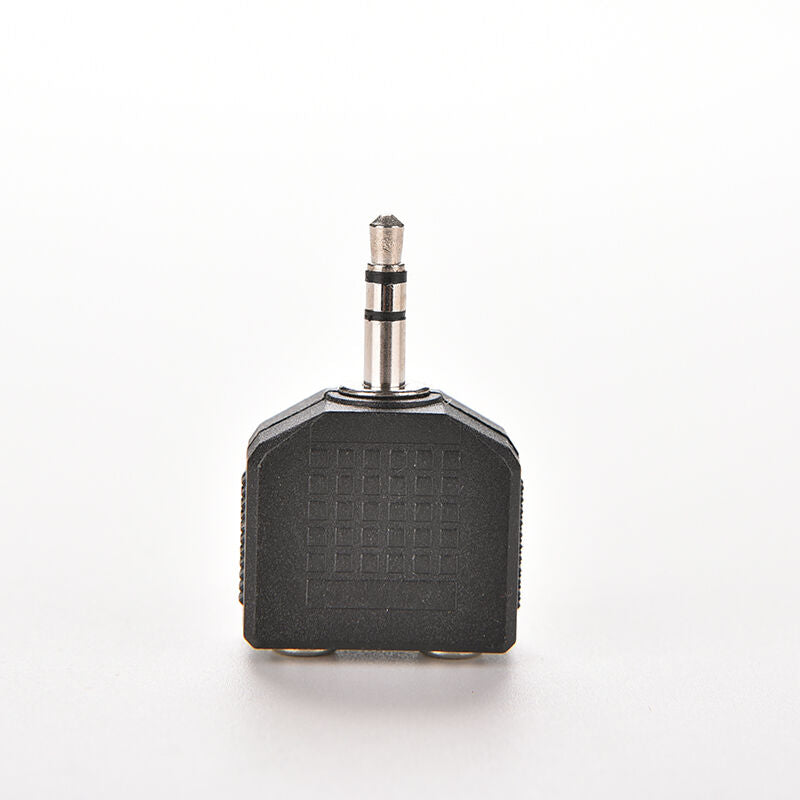3.5mm Stereo Y Splitter Audio Adapter - 1/8" Male Plug to 2 Dual Female Jacks ES