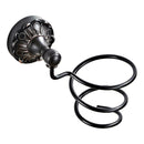 Bathroom Hardware Satin Nickel Surface Solid Brass Hair Dryer Rack