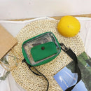 Women Transparent Versatile Messenger Bag Shoulder Fashion Bag Crossbody Ba X5K7