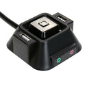 Desktop Computer Case Power Supply on/off Reset Button Switch & Cable Black