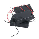 3 Pcs Two Wire ON/OFF Switch 3 x 1.5V AAA Battery Holder Case w Cover P3J5