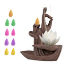 250pcs Natural Smog Fragrance Grains for Backflow Incense Burner Household