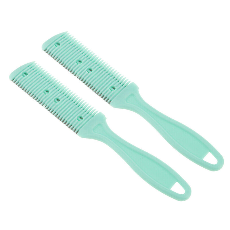 Hair Cutter Thinning Shaper Comb Two Sided Blades Trimmer Barber Remover 2x