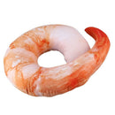 40Cm Creative Plush Peeled Prawns Plush Toys U Neck Pillow Shrimp Cushion K Z5T2