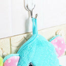 1PC Children Nursery Hand Towel Soft Plush Cartoon Animal Hanging Bathing To- OZ