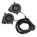 2Pcs Black Brushless DC Cooling Blower Fan 5015 5V 50x50x15mm