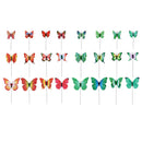 24 Pieces Garden Yard Planter Butterfly Stakes Lawn Decor Ornaments