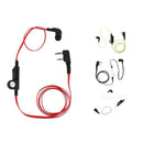 2 Pin Noodle Style Earbud Headphone K Plug Earpiece Headset For Baofeng Uv5