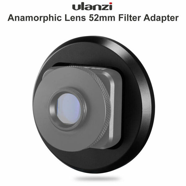 for Ulanzi Anamorphic Lens 52MM Filter Adapter Ring for Mobile Phone 1.33X  A5D9