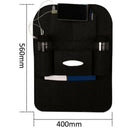 Auto Car Seat Back Multi-Pocket Storage Bag Organizer Holder Accessory Black FT