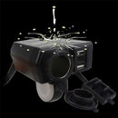 1X Waterproof Motorcycle 12VGPS Cigarette Lighter Dual USB Power Socket Charger
