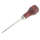 2pcs Gourd Awl DIY Drill tool short thick single gourd wooden red handle Sew JR