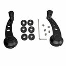 2 PCS UNIVERSAL CAR BILLET ALUMINUM WINDOW CRANK HANDLE WINDER TRUCK PICKUP DOOR