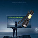 Portable T6+COB LED Light 3 Modes USB Charging Flashlight 1000LM Torch Lamp