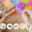 Rainbow Rubber Bands Refill Kit-Assorted Colors Loom Bands(2000+)-24 S-Clips