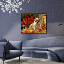 Dog Animal 5D DIY Diamond Painting Full Round Drill Wall Picture (HY038)